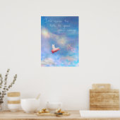 豚飛んでいるが羽を成長 ポスター (キッチン)