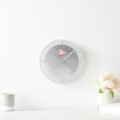 豚飛んでいるが羽を成長 ラウンド壁時計 (ホーム)