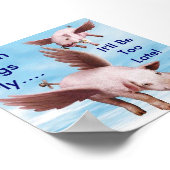 豚飛んでいるが飛ぶとき…......もう遅すぎるぞ! ポスター (角)