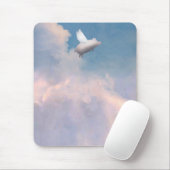 豚飛んでいるの口 マウスパッド (マウス)