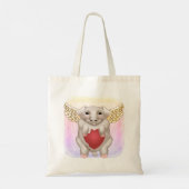 豚飛んでいるの愛 トートバッグ (裏面)