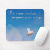 豚飛んでいるの成長は決して遅すぎる マウスパッド (マウス)