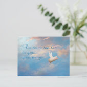 豚飛んでいるは羽根が生えるほど遅くはない ポストカード (スタンド正面)