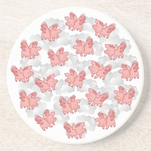 豚飛んでいるコースター コースター (正面)