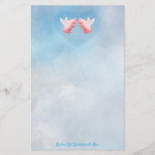 豚飛んでいる信じられないほどの愛情文房具 便箋 (正面)