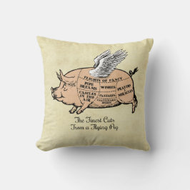 豚飛んでいる切り クッション