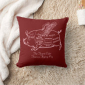 豚飛んでいる切り クッション (ブランケット)