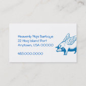 豚飛んでいる名刺 名刺 (裏面)