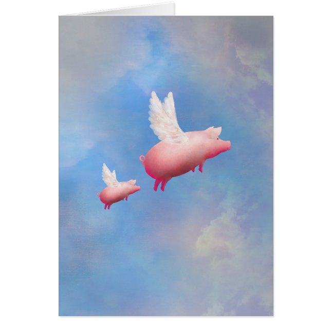 豚飛んでいる子豚 (正面)