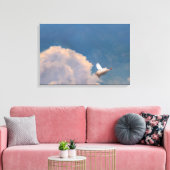 豚飛んでいる帆布 キャンバスプリント (インサイチュ (リビング))