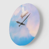 豚飛んでいる時計 ラージ壁時計 (傾斜)