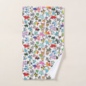 豚飛んでいる浴用タオル バスタオルセット (ハンドタオル)