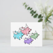 豚飛んでいる科 ポストカード (スタンド正面)