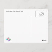 豚飛んでいる科 ポストカード (裏面)