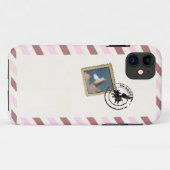 豚飛んでいる航空便の電話ケース Case-Mate iPhoneケース (裏面(横))