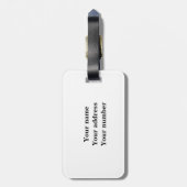 豚飛んでいる荷札 ラゲッジタグ (裏面縦)