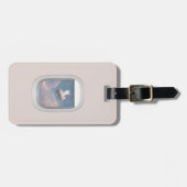 豚飛んでいる荷札 ラゲッジタグ (正面横)