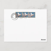 豚飛んでいる葉書 ポストカード (裏面)