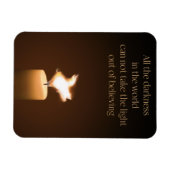 豚飛んでいる蝋燭火炎磁石 マグネット (横)