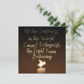 豚飛んでいる蝋燭 カード (スタンド正面)