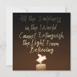 豚飛んでいる蝋燭 カード