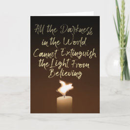 豚飛んでいる蝋燭 カード