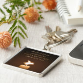 豚飛んでいる蝋燭 キーホルダー (側面)