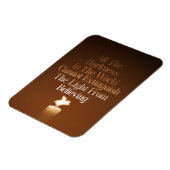 豚飛んでいる蝋燭 マグネット (左側)