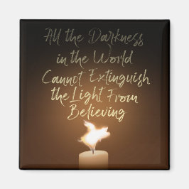 豚飛んでいる蝋燭 マグネット