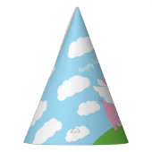 豚飛んでいる誕生日パーティー パーティーハット (左)