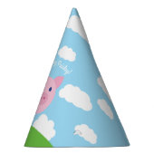 豚飛んでいる誕生日パーティー パーティーハット (右)