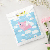 豚飛んでいる誕生日パーティー フェイバーバッグ (封をした状態)