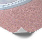 豚飛んでいる過去機窓 ポスター (角)