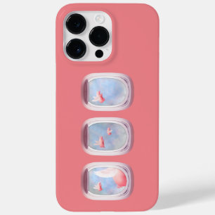 豚飛んでいる過去飛行機窓 Case-Mate iPhone 14 PRO MAXケース