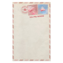 豚飛んでいる郵便文具