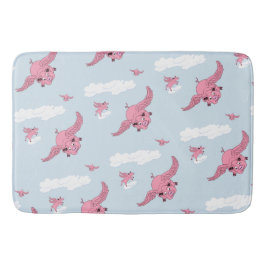 豚飛んでいる類 バスマット