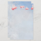 豚飛んでいる類 便箋 (正面/裏面)