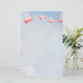 豚飛んでいる類 便箋 (スタンド正面)