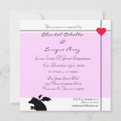 豚飛んでいる 招待状 (裏面)