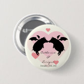 豚飛んでいる 缶バッジ (正面&裏面)