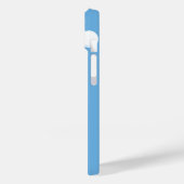 豚飛んでいる – 青い翼を持つかわいい子豚 Case-Mate iPhoneケース (裏面 / 左)