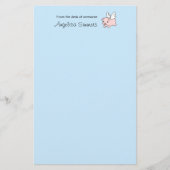 豚飛んでいる – 青の翼を持つ子豚 便箋 (正面)