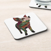 豚1 コースター (左側)