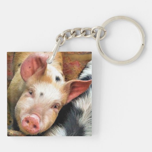 豚 キーホルダー (裏面)