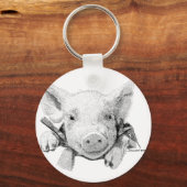豚 キーホルダー (正面)