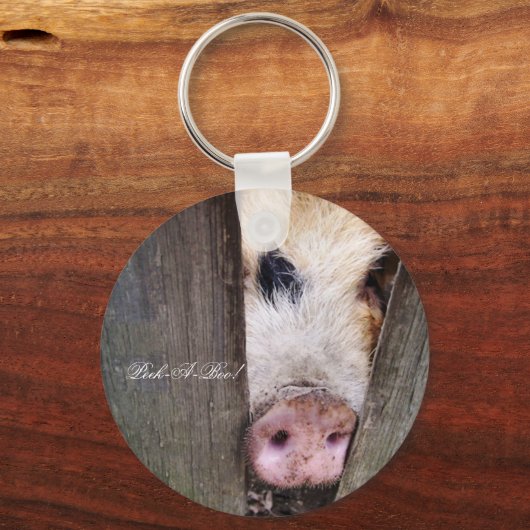 豚 キーホルダー (正面)