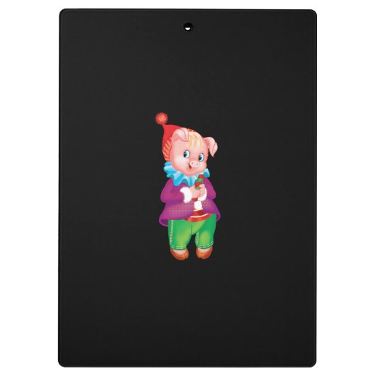 豚 クリップボード (裏面)