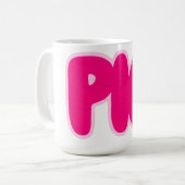 豚 コーヒーマグカップ (正面左)