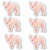 豚 シール (正面)