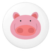 豚 セラミックノブ (正面)